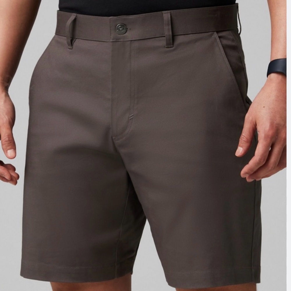 Fabletics The High Side brown chino shorts, size 36